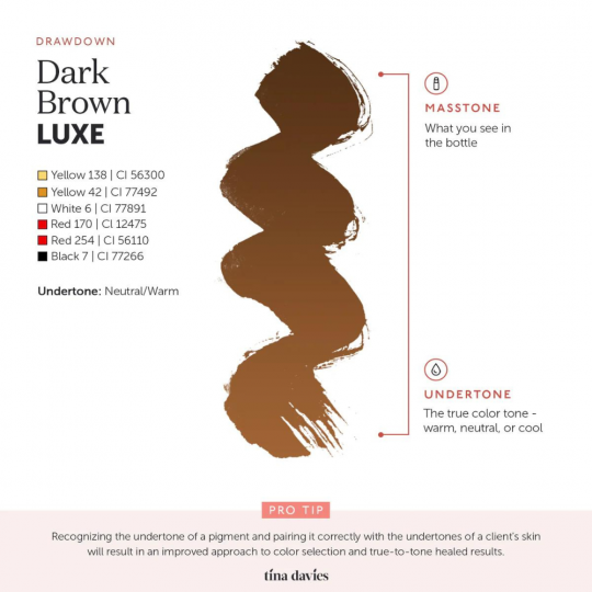 PERMA BLEND LUXE - TINA DAVIES - DARK BROWN LUXE 15ML (REACH)