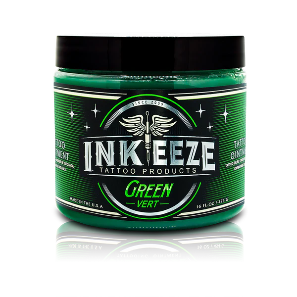 INKEEZE GREEN TATTOO OINTMENT - 16OZ
